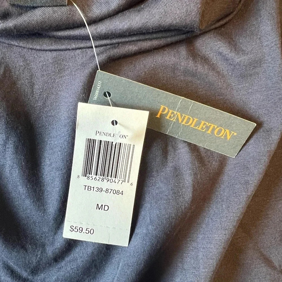 Pendleton women’s long sleeve turtle neck jersey tee. Size medium. NWT. - Picture 3 of 7